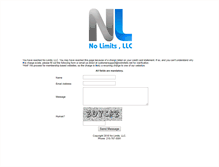 Tablet Screenshot of nolimitsllc.net
